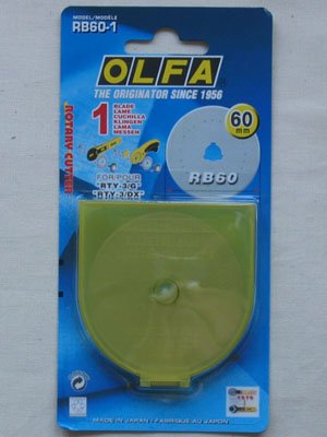 Olfa Rotary Cutter Replacement Blade 60mm