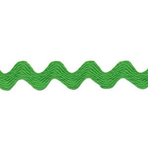 Lime- Ric Rac – Mini 5mm Wide