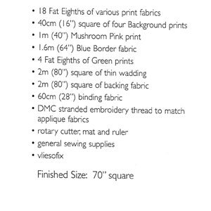 Cotton Thistle Baltimore quilt pattern