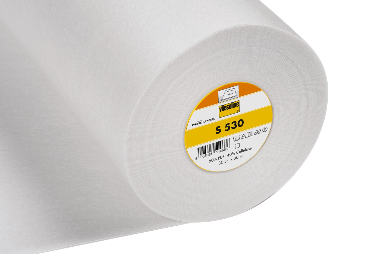 Vilene Iron on Pelmet interfacing White – 30cm wide