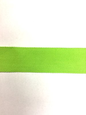25m bunting tape in LIME 30mm wide