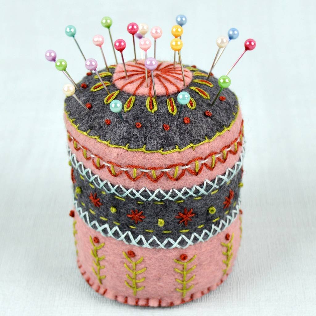 Pincushion Felt Embroidery Kit – Corinne Lapierre