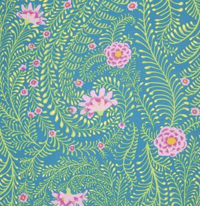 Kaffe Fassett Fabric – Ferns Turquoise