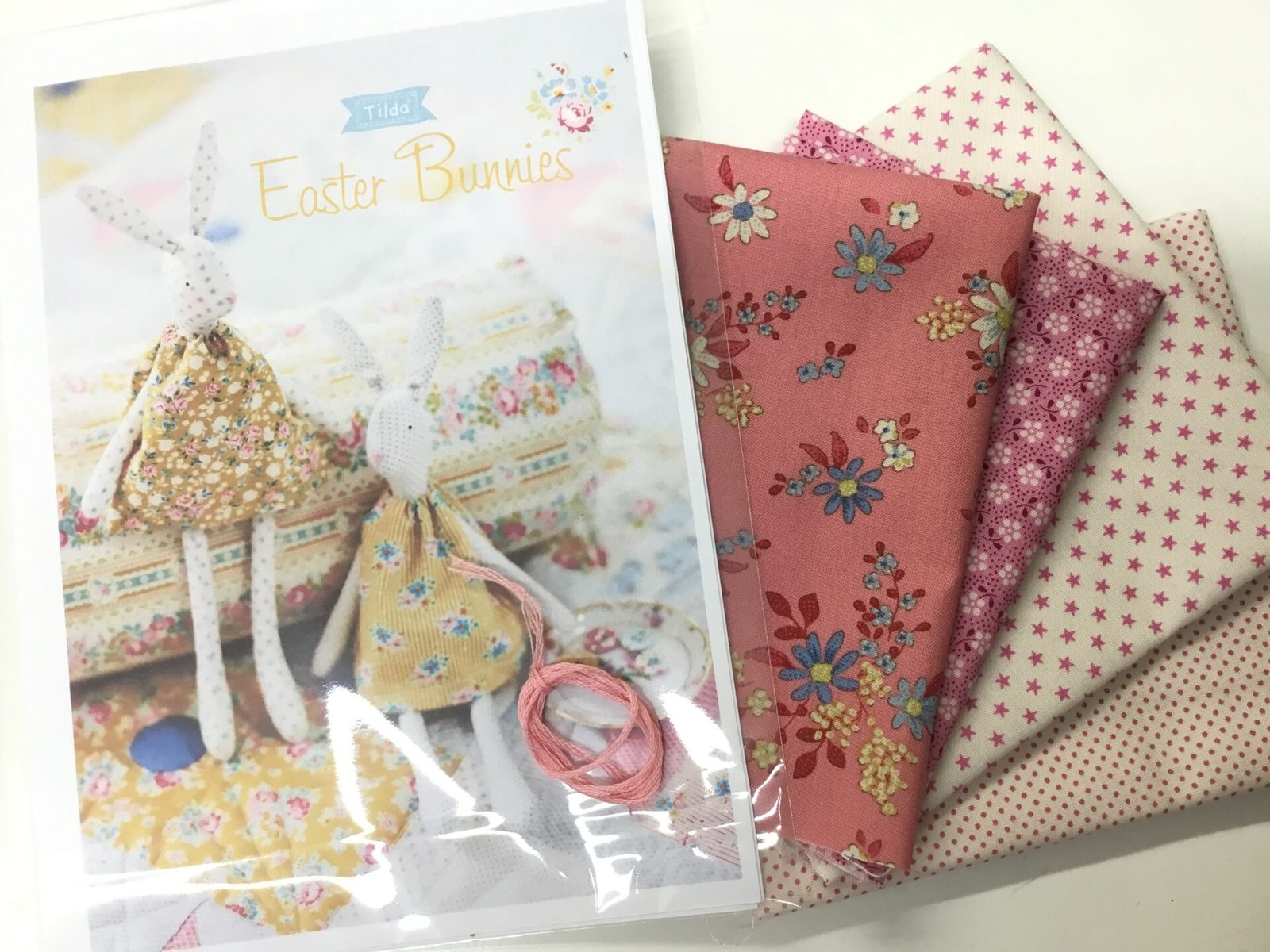 Tilda Easter Bunnies Mini Sewing Kit – Pink Dress