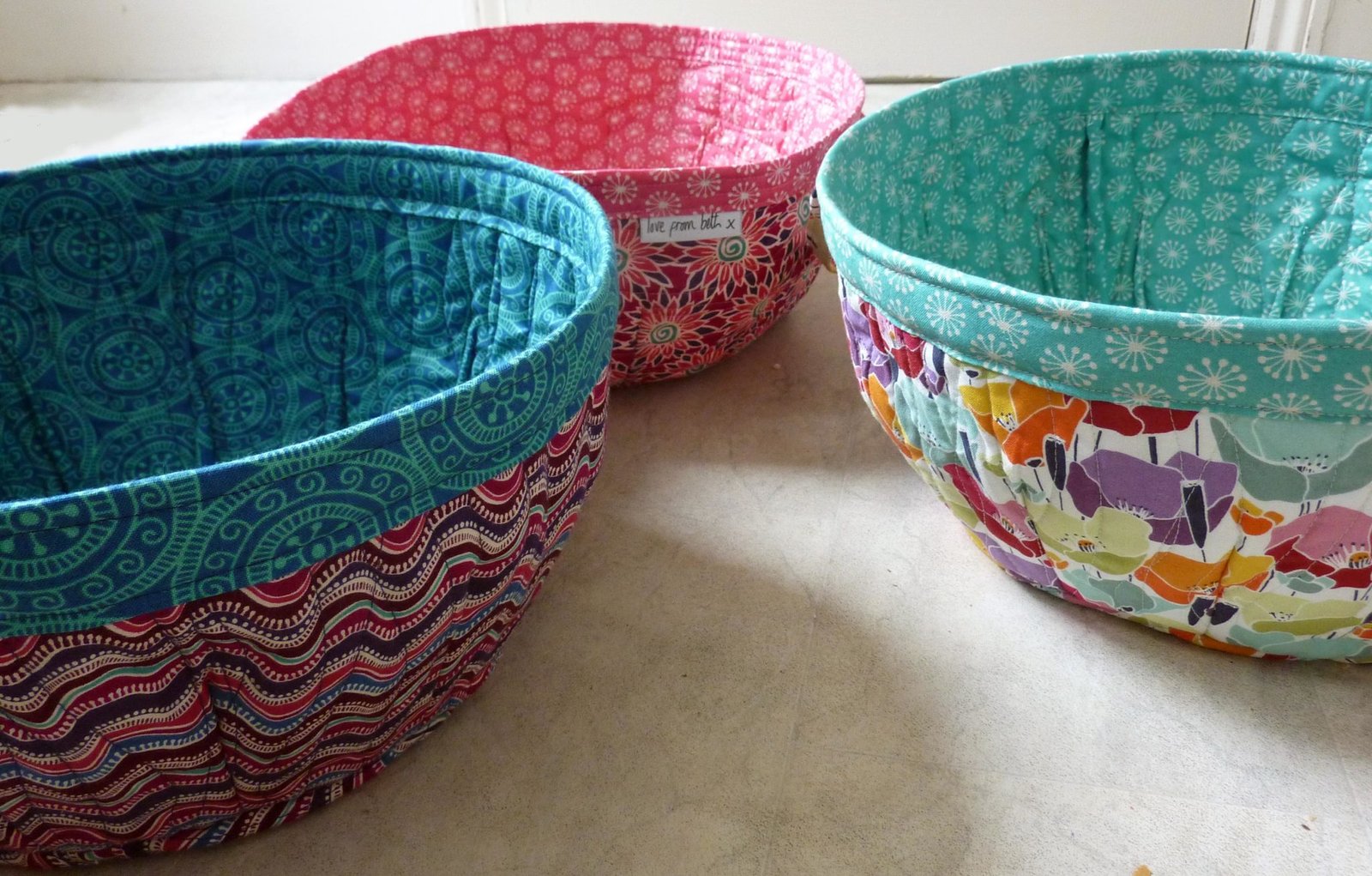 Project Basket pattern – by love from Beth x