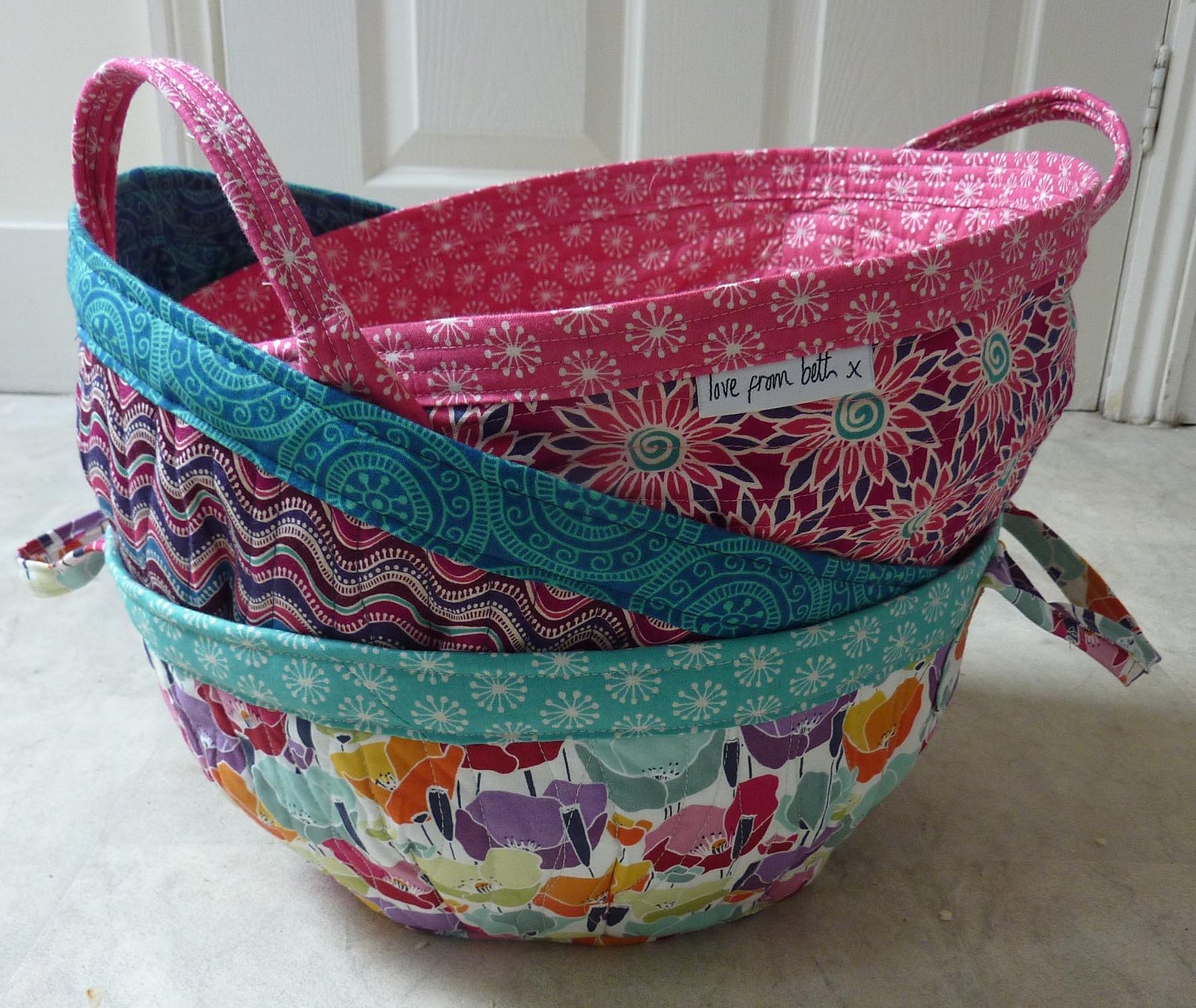 Project Basket pattern – by love from Beth x
