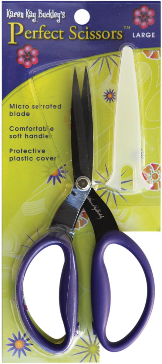 Perfect Scissors Karen Kay Buckley 7 1/2 inch Large Purple