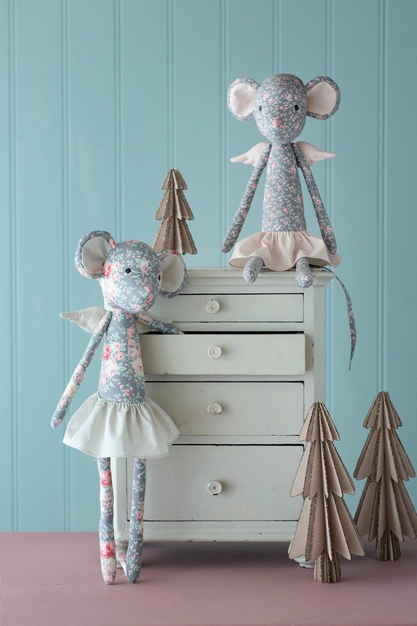 Tilda –  Angel Mouse Kit Ginger/Grey