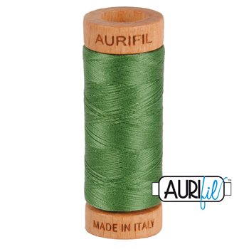 Aurifil 80wt 280m Thread – 2890 – Very Dark Grass Green