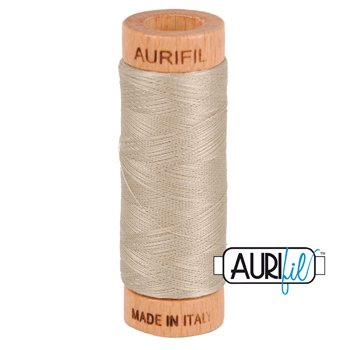 Aurifil 80wt 280m Thread – 5011 – Rope Beige