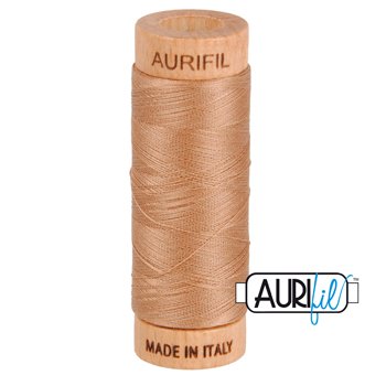 Aurifil 80wt 280m Thread – 2340 – Cafe au Lait