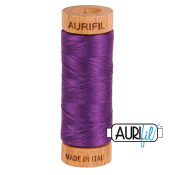 Aurifil 80wt 280m Thread – 2545 – Medium Purple