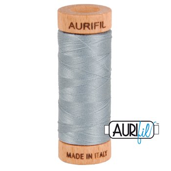 Aurifil 80wt 280m Thread – 2610 – Light Blue Grey