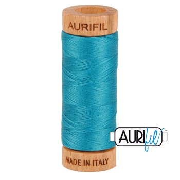 Aurifil 80wt 280m Thread – 4182 – Dark Turquoise