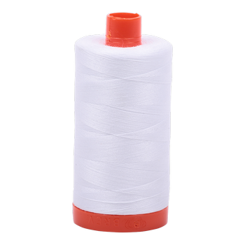 Aurifil 50wt 1300m Thread – 2024 – White