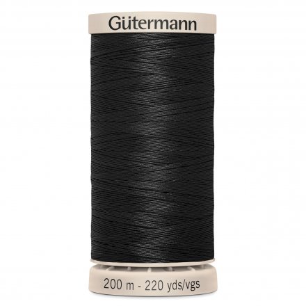Gutermann Hand Quilting 200m – 5201 – Black