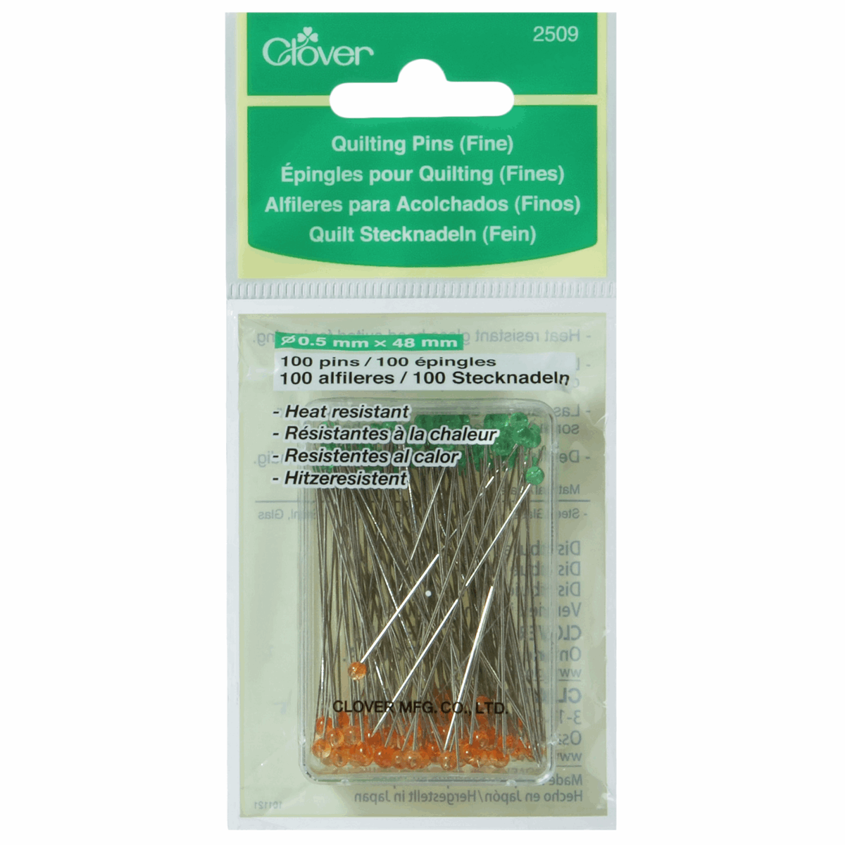 Clover Quilting Pins (Fine)