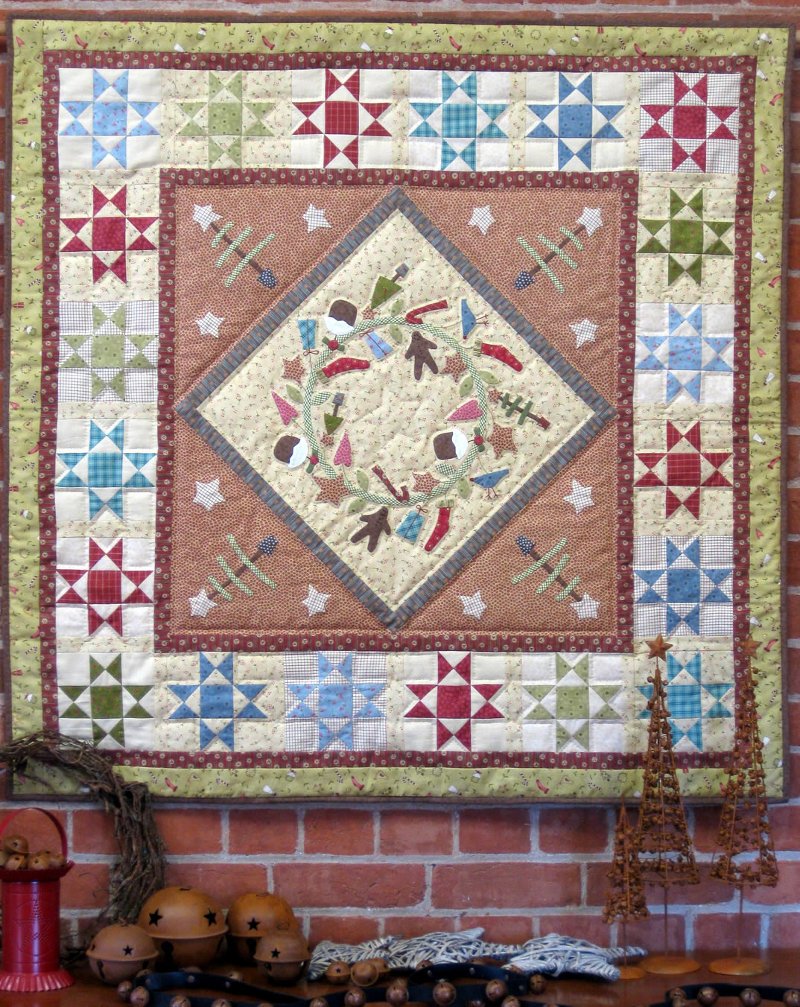 Deck the Halls Pattern by Hatched and Patched