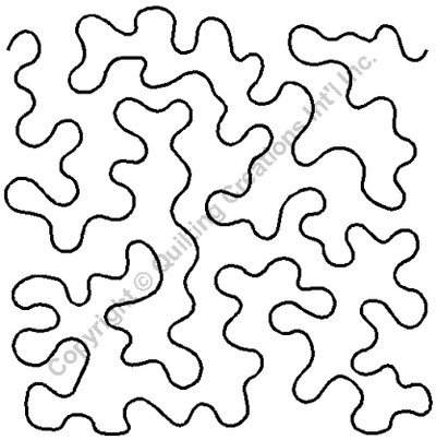 Border Stencil – 11″ Stipple Quilting border