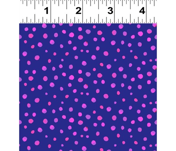 Animal Magic – Purple Dots Fabric