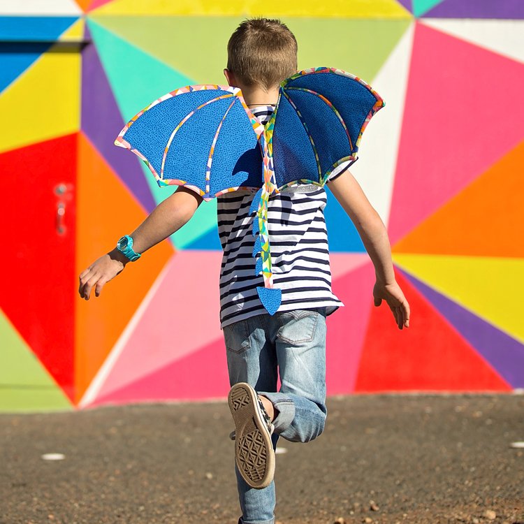 Dragon & Bat Wings Pattern by Wife Made