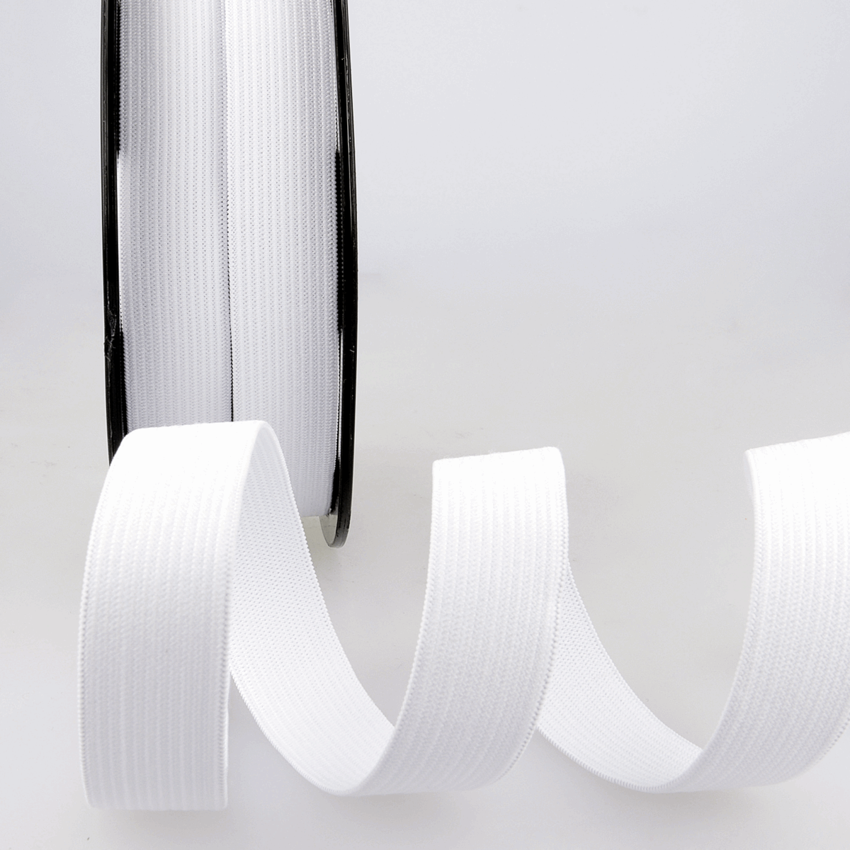 Ribbon Elastic 25mm – White
