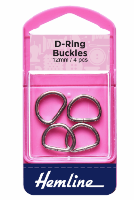 Nickle D Rings 12mm – 4 piece