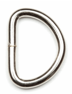 Nickle D Rings 12mm – 4 piece