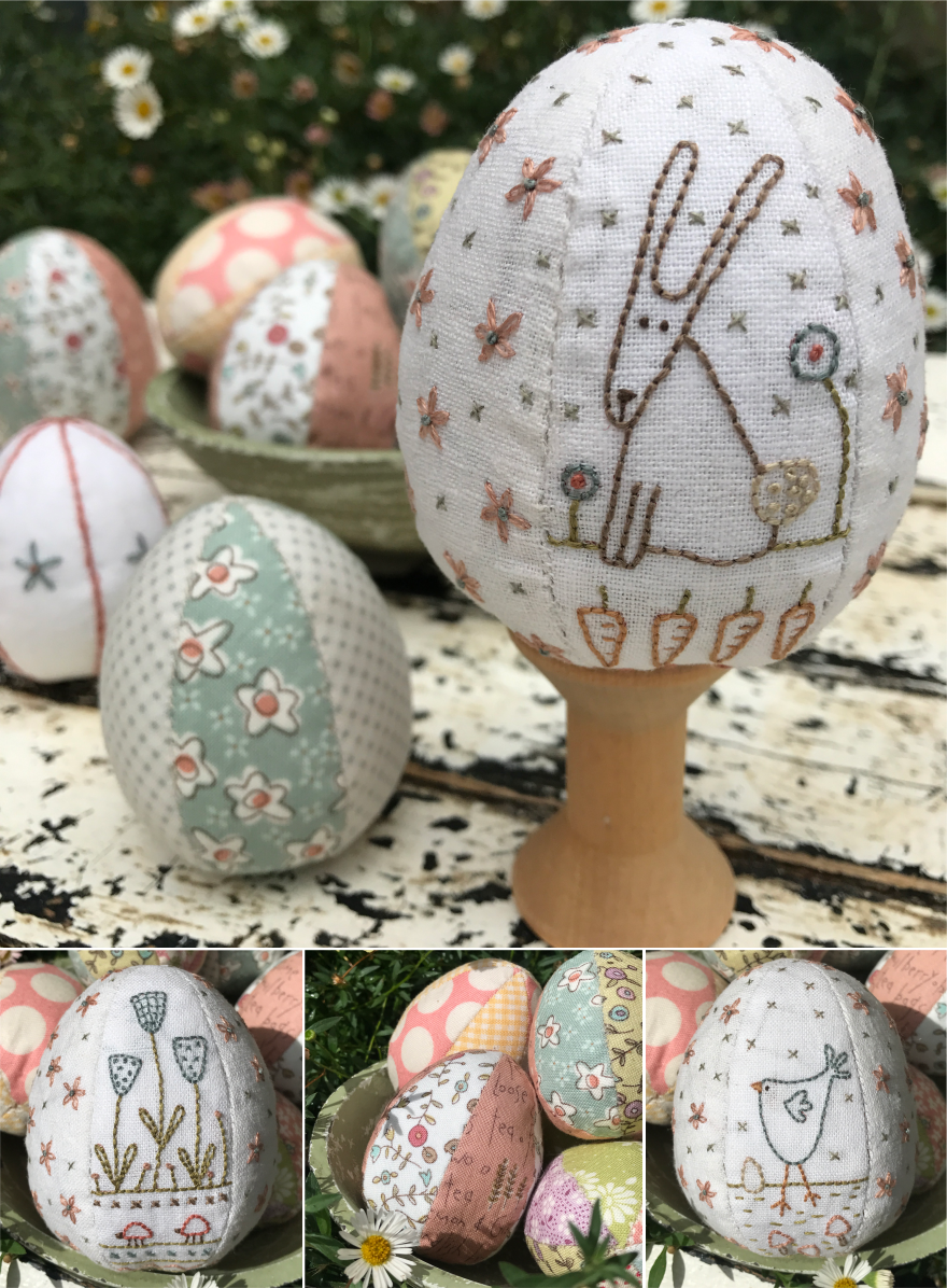 Easter Eggs Galore Pattern, Templates and Fabric Pack