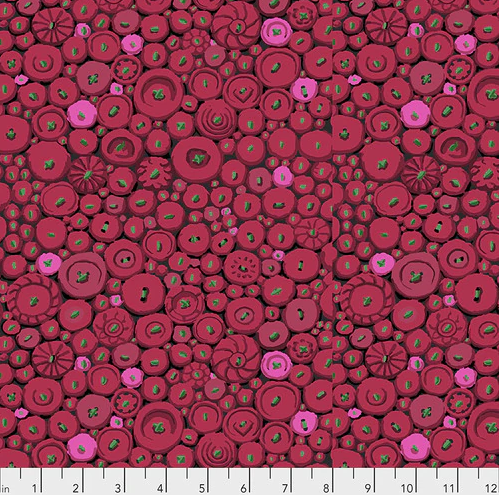 Kaffe Fassett – Button Magic Red Fabric