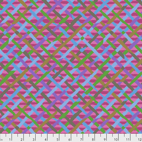 Kaffe Fassett – Mad Plaid Fuchsia Fabric