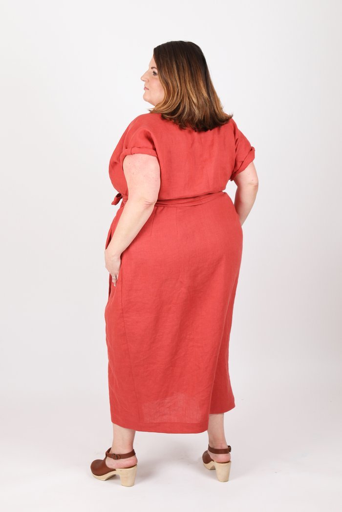 The Wildwood Curvy Wrap Dress Pattern By Sew House