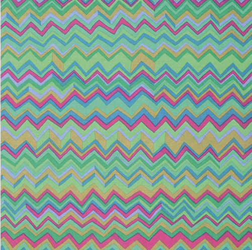 Kaffe Fassett – Zig Zag Aqua Fabric
