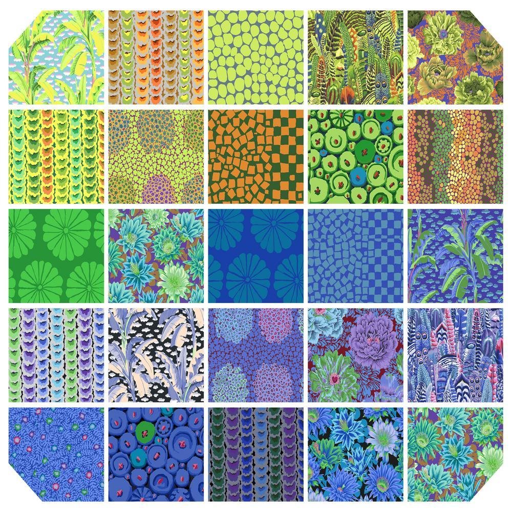 Kaffe Fassett 10″ Layer Cake – 2021 Cool