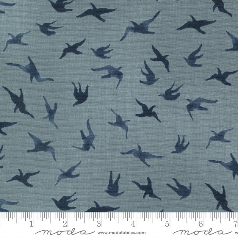 To the Sea – Sky Kittiwake Fabric