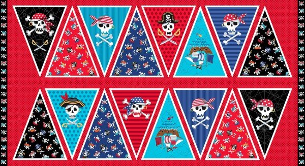 Pirates Bunting Fabric Pack