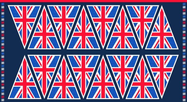 England Flag Bunting Panel