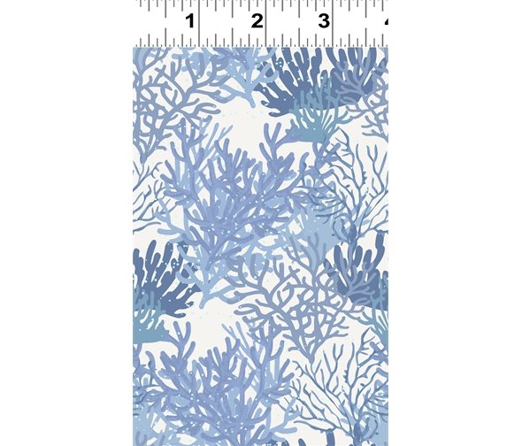 Seashell Wishes – Denim Fabric
