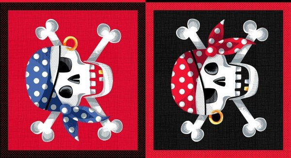Skull & Crossbone Pirates Flag Panel
