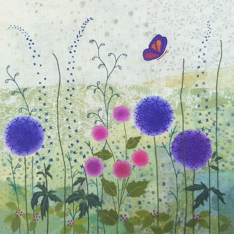 Cottage Garden Stitch Kit by Beaks & Bobbins