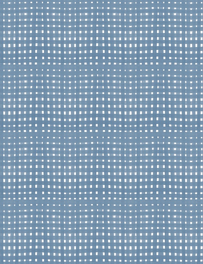 Country Cottage – Blue Gingham Fabric