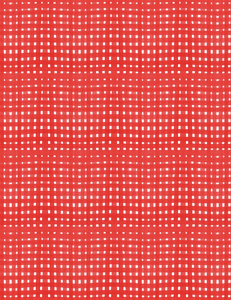 Country Cottage – Red gingham Fabric
