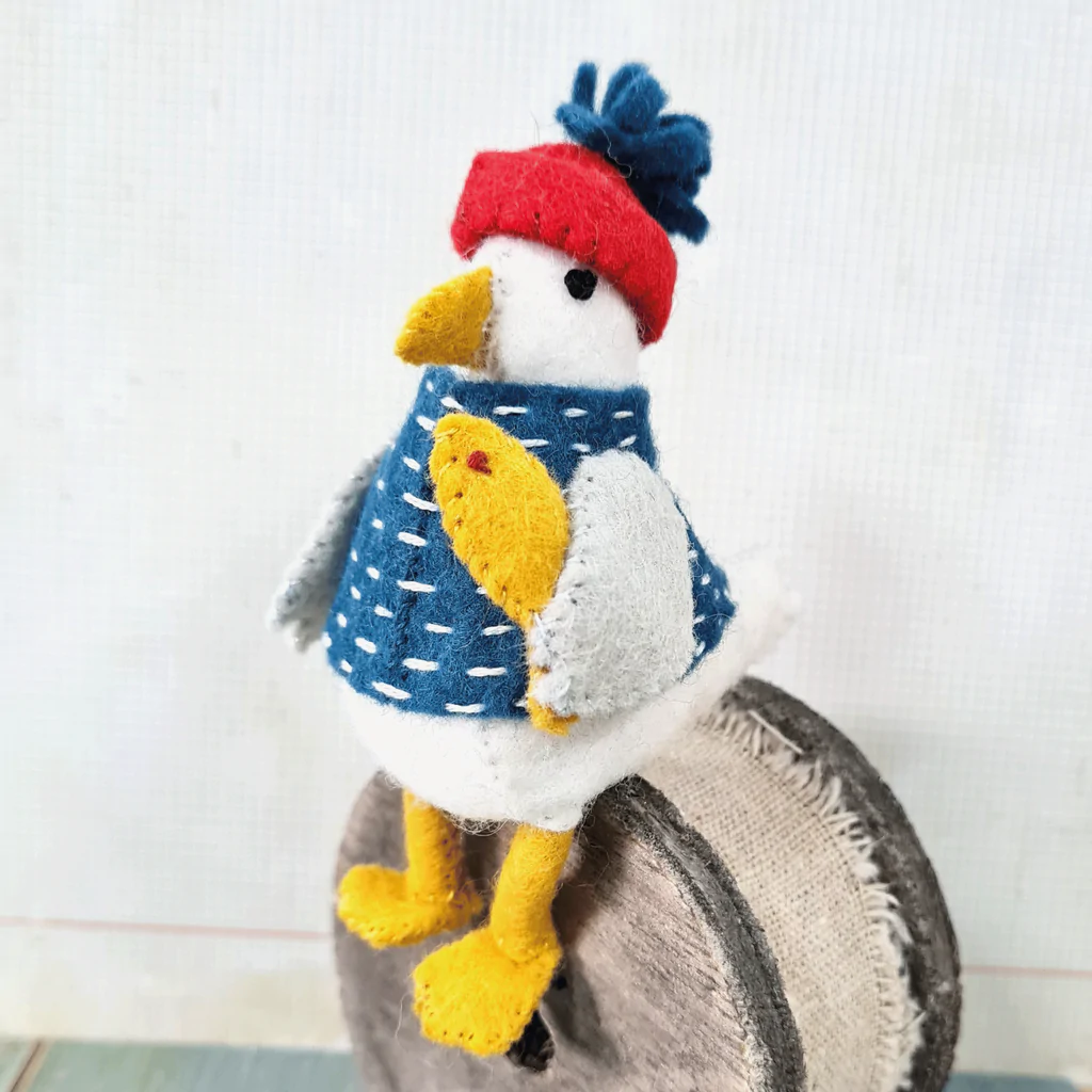 Sam the Seagull Wool Felt Craft Kit
