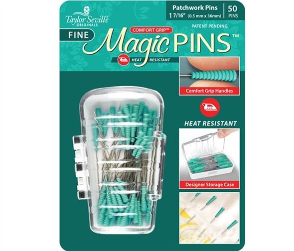 Magic Pins – Fine Patchwork Pins – 50 Pieces