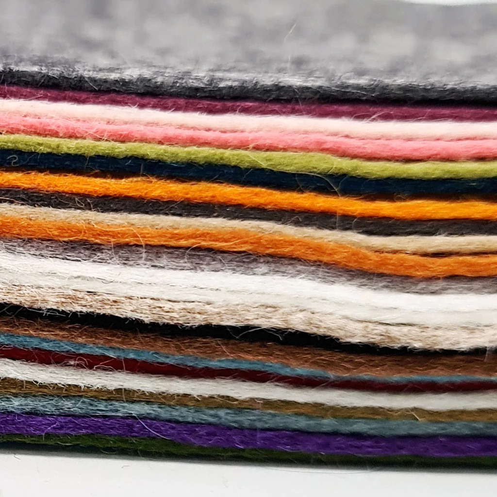 Felt Bundle for Folk Embroidered Felt Birds