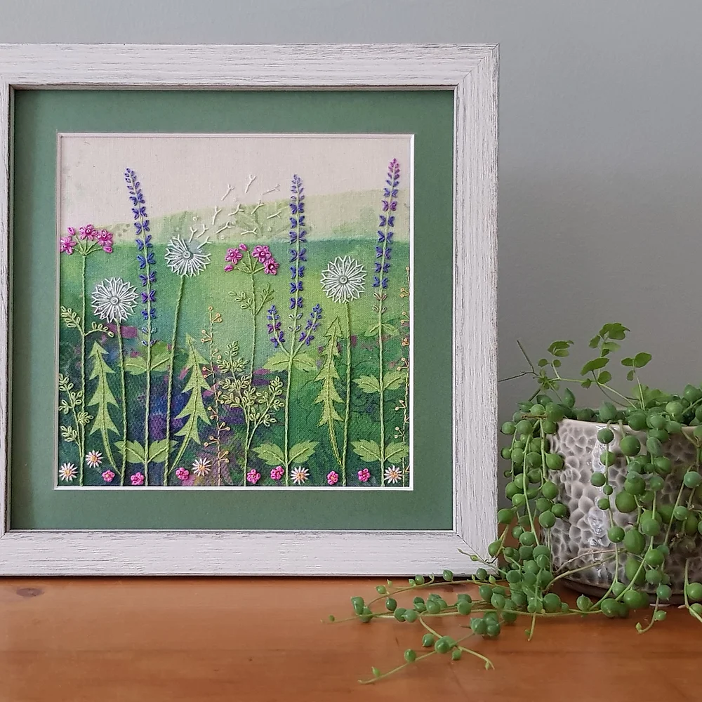 Dandelion Clocks Embroidery Kit by Beaks & Bobbins