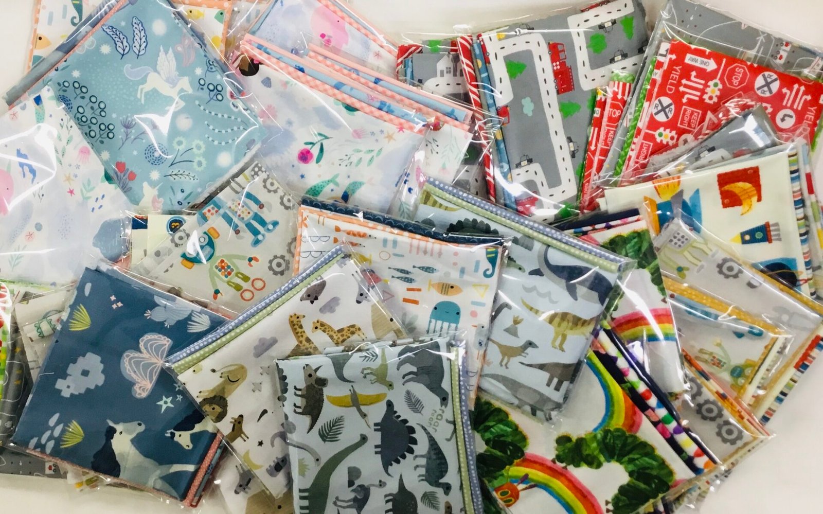 Children’s Assorted Fabric Scrap Bags