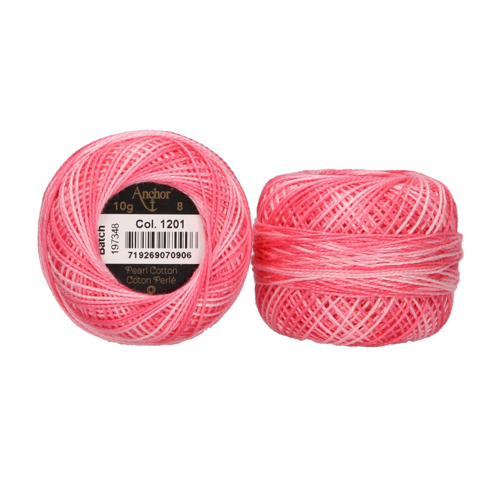 Perle / Pearl Cotton No. 8  – Variegated Pinks