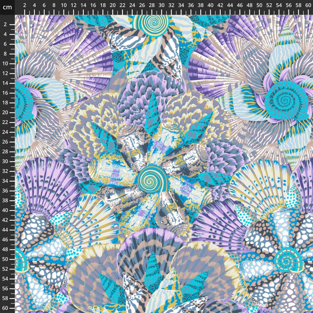 Kaffe Fassett collective Autumn – Sailor Valentine – Grey Fabric