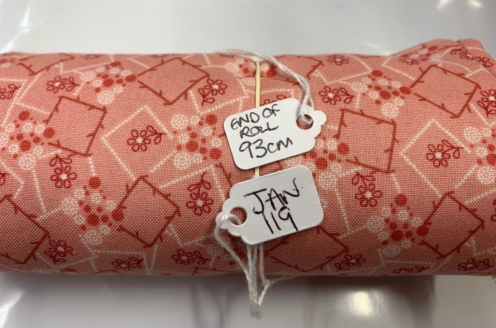 Jan 119 – Salmon Pink Print
